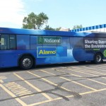 National Alamo Bus Wrap