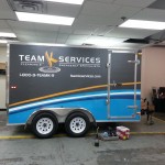 Team Services Box Trailer Wrap